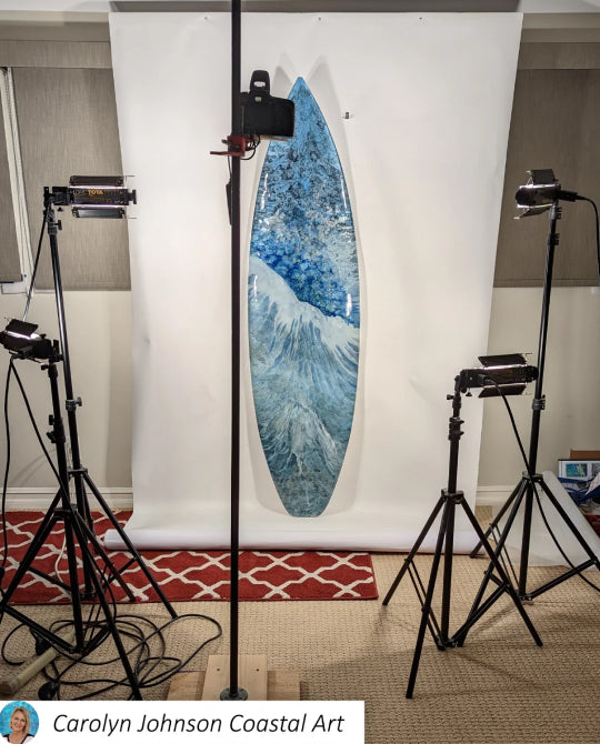 Riding the Waves: The Art of Painting Recycled Surfboards